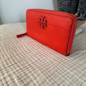 Tory Burch Orange Wallet